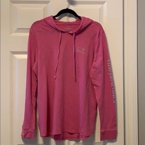 Woman’s long sleeve, hooded, Vineyard Vines Shirt